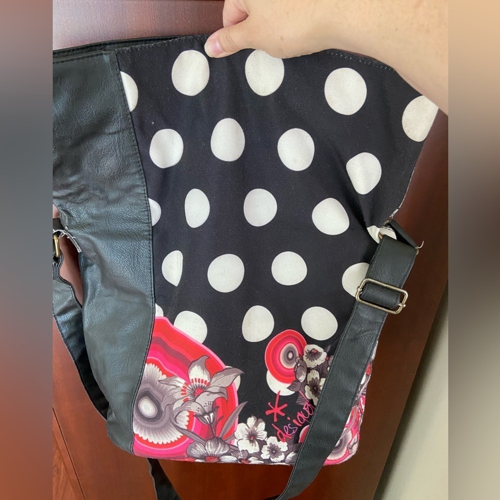 🩵 Desigual Ibiza Flower Geometric Cross-Body Bag READ - Picture 4 of 16